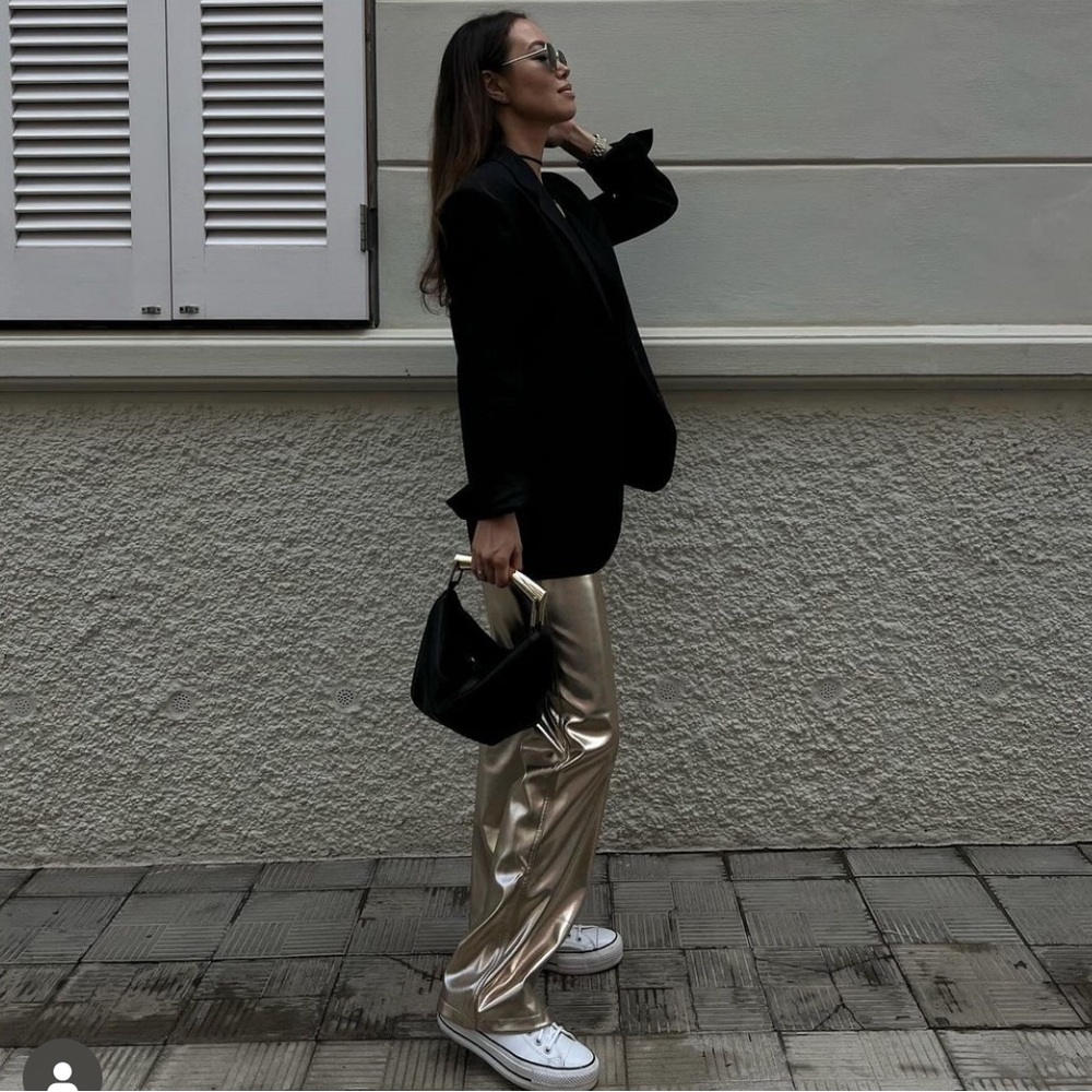 Zara METAL HANDLE BUCKET BAG - Picture 11 of 11